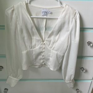 White blouse style top